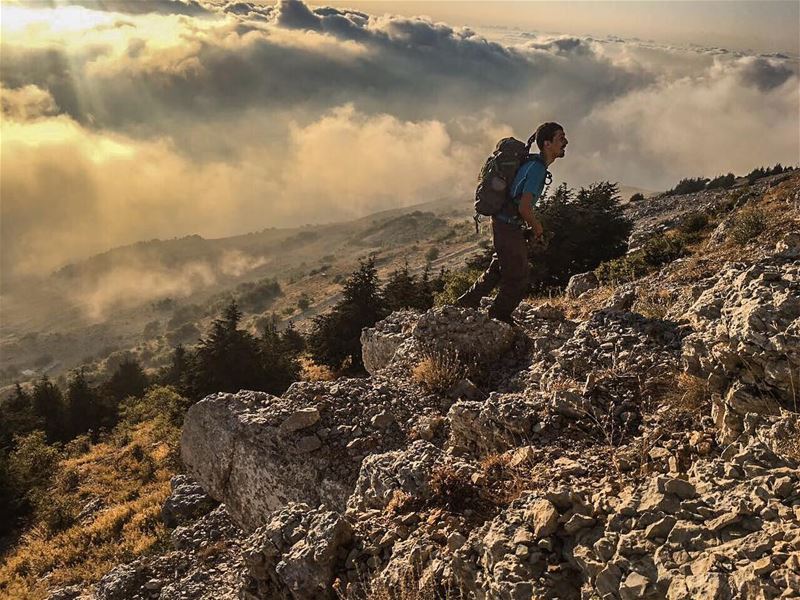 Climb the mountain so you can see the world , not so the world can see you... (Jabal el Knîssé)