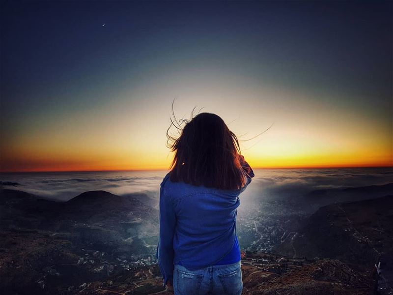 " clouds come floating into my life, no longer to carry rain or usher... (Faraya, Mont-Liban, Lebanon)