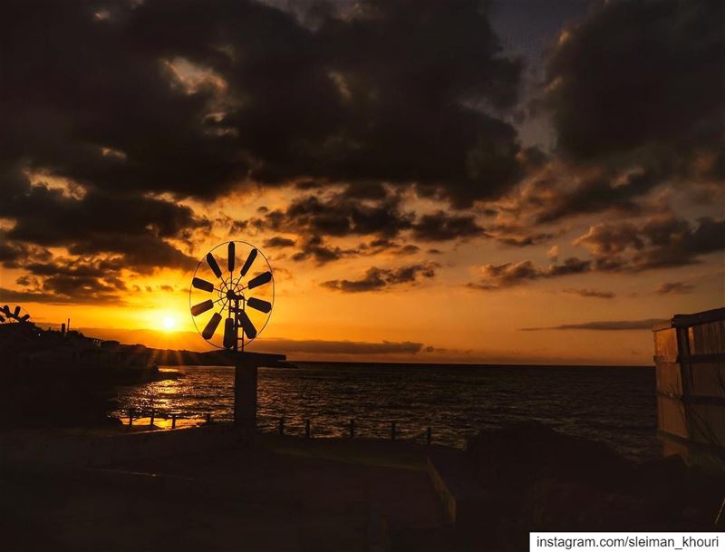 Clouds come floating into my life, no longer to carry rain or usher storm,... (Anfeh, Lebanon)