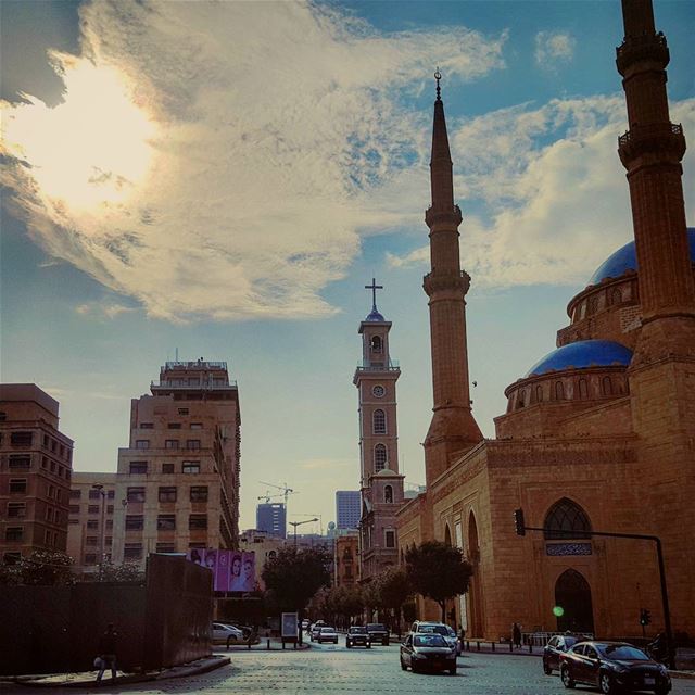 Clouds & Sun .. coexist beautifully together ..Reflecting Beirut's... (Downtown Beirut)