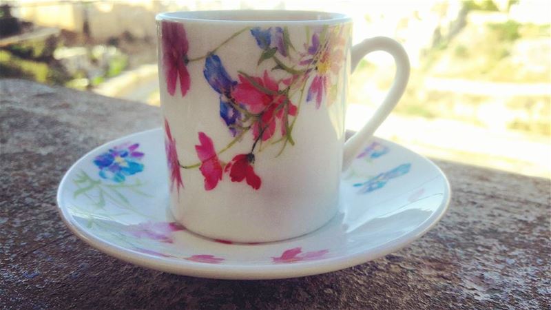 ☕☕☕  Coffee  Colorful  cup  Trees  Tripoli  Lebanon  Sunday  Funday ... (Tripoli, Lebanon)