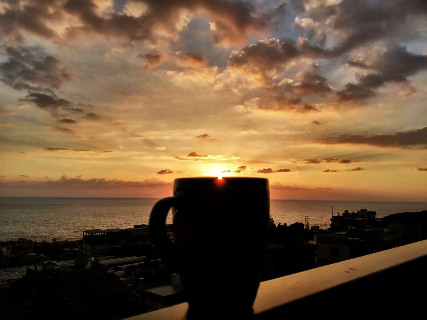 Coffee Meeting Sunset