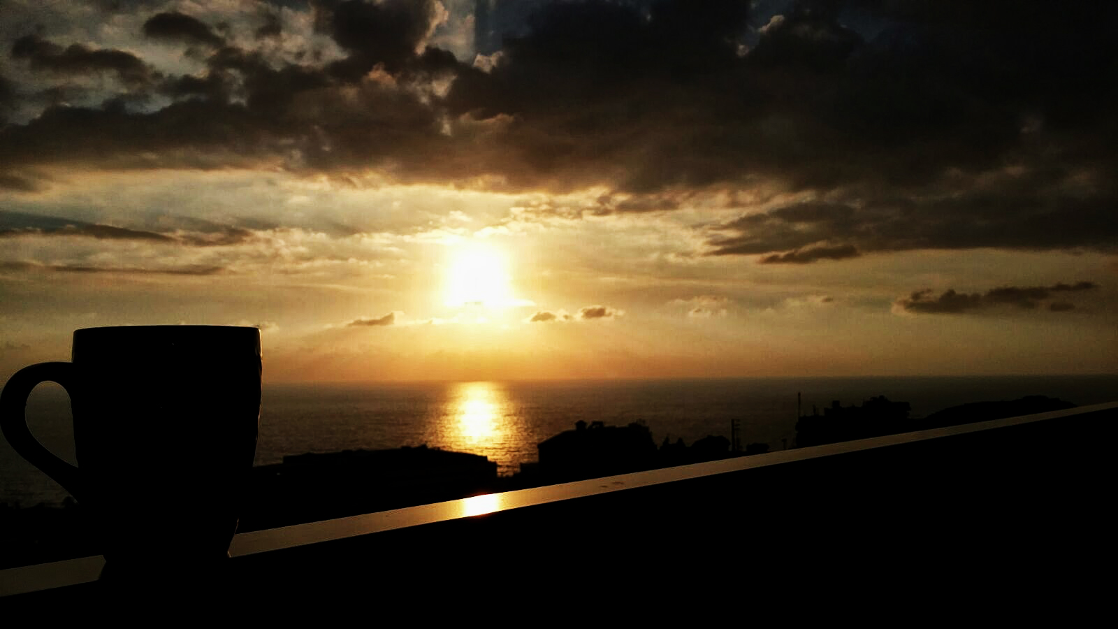 Coffee Meeting Sunset