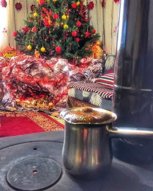  Coffee to try to wake up from the  ChristmasDream 🎅🎄☕️🌄❤️... (El Qlaïaâ, Al Janub, Lebanon)