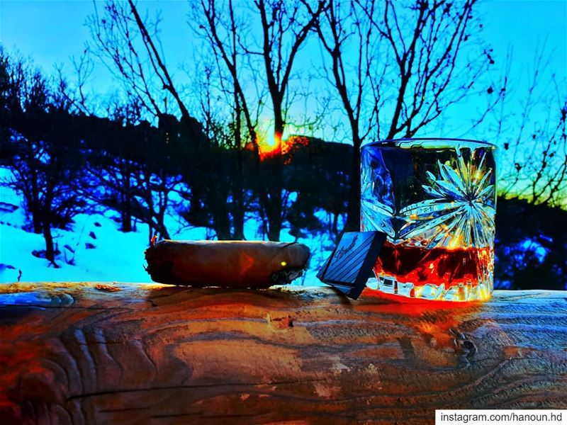  cognac  darkchocolate  sigar  mood  lebanon  moutains  sunset ... (Lebanon)