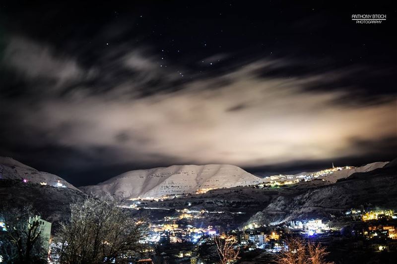 Cold winter nights 🌌 (Faraya, Mont-Liban, Lebanon)