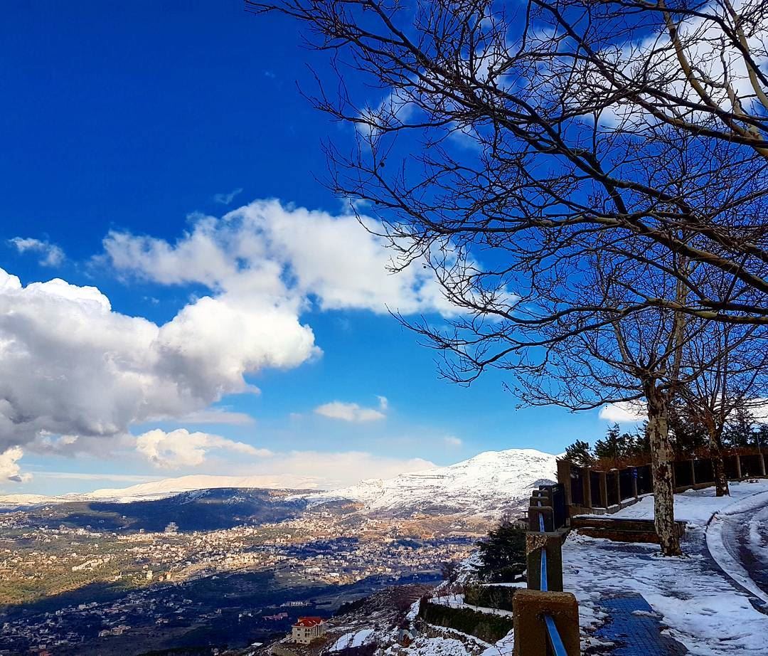 ❄❄❄❤❤❤ coldseason  snow  naturephotography  naturelover  clouds ... (Sawfar, Mont-Liban, Lebanon)