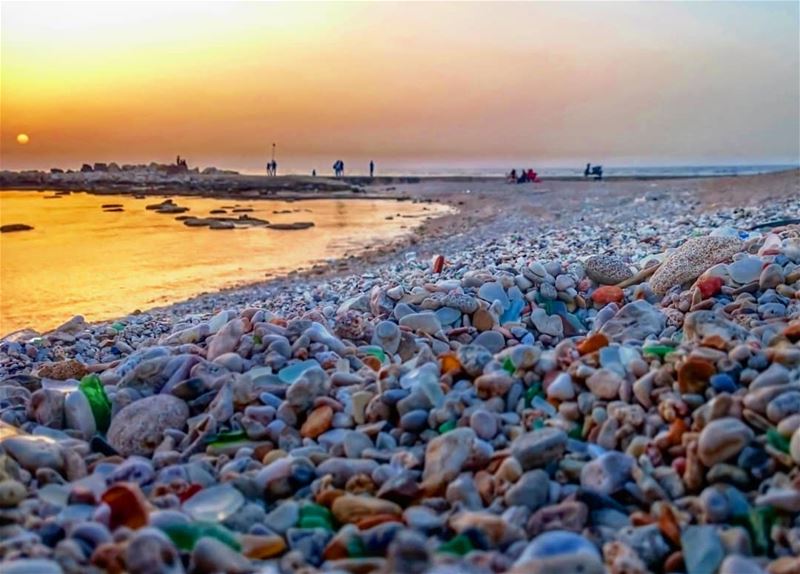 Colored glass and stones ⚓🏝 takenbyme  ptk_Lebanon  visitlebanon ... (مدينة صور - Tyre City)