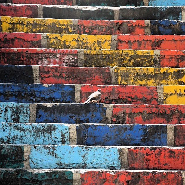 Colored Stairs Mar Michael Beirut