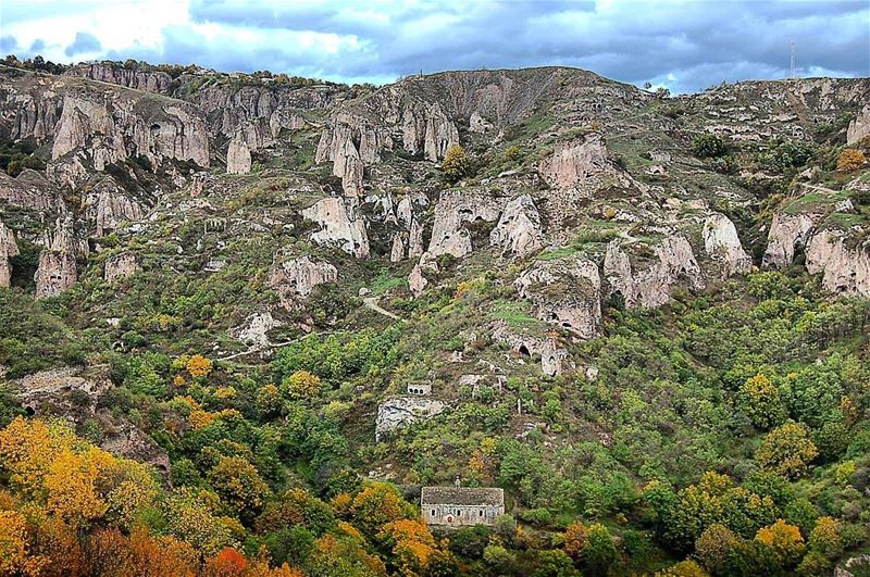 Colorful Armenia Hiking Trip 29 Sep until 9 Oct 2017.  Khndzoresk was...