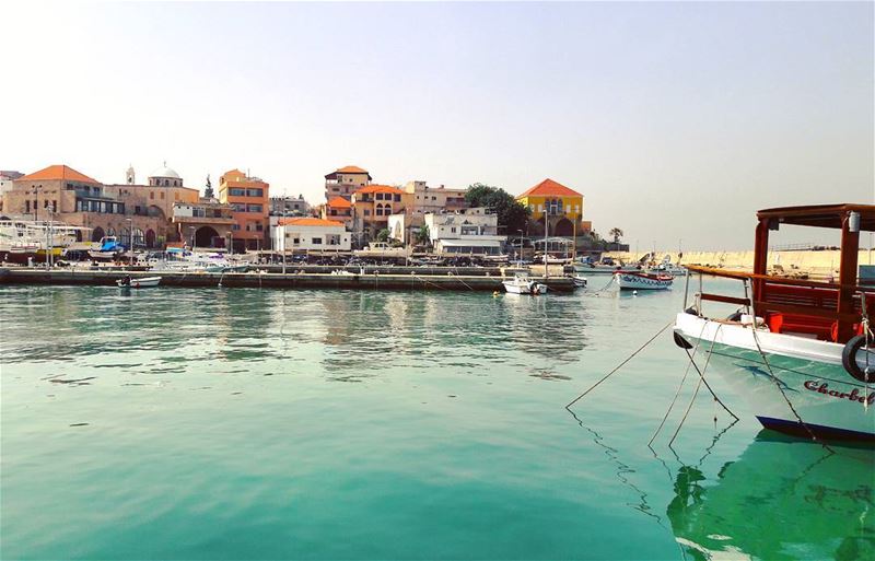 Colorful harbor 🌈 Batroun  Lebanon  Lebanese  Mediterranean  sea ... (Batroûn)