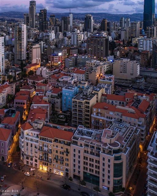 Colorful Nights 🌆By @rami_rizk89  SaifiVillage  Beyrouth  Beirut  Liban ... (Beirut, Lebanon)