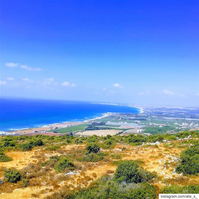 Colorful Sunday🌾 miditeriansea  seaview ... (Naqoura)