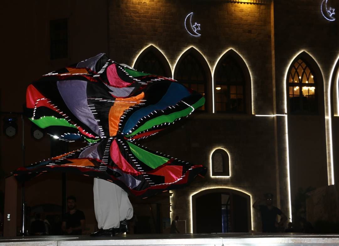 Colour and Light Fest!  darwish  sufi  lebanesestyle  dancer  lightshow ...