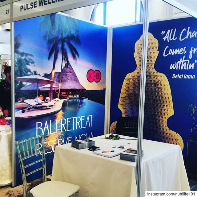 Come and visit us today at the Health and Wellness expo in Beirut, Seaside... (Seaside Pavilion)