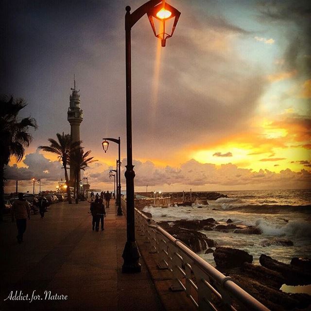 Come walk with me along the beach where sunsets seem within reach. We'll... (Manara Beirut)