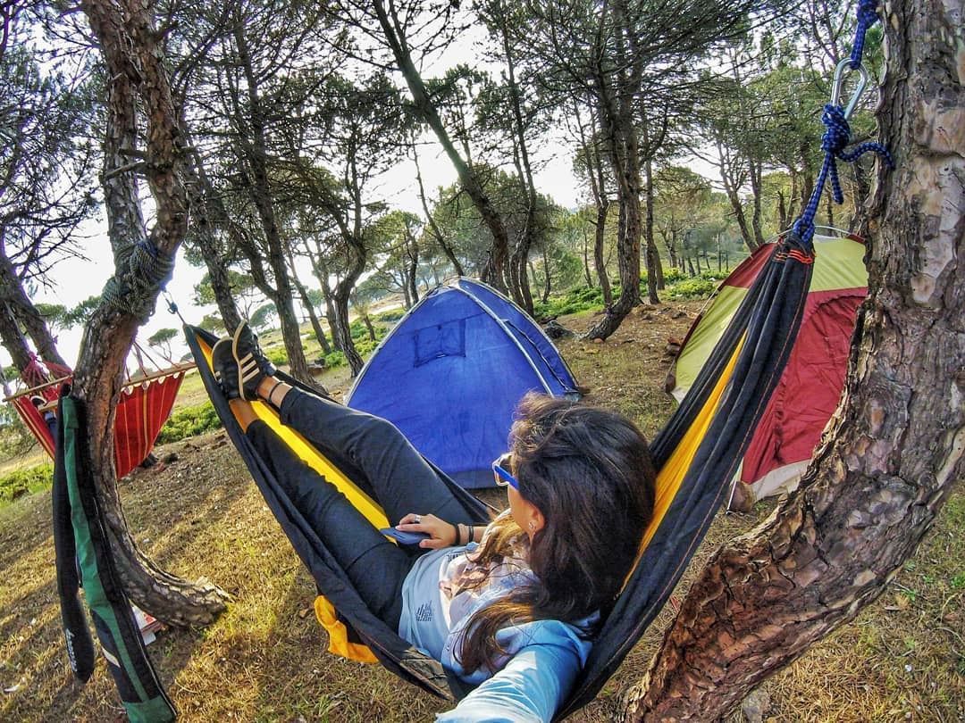 Comfort zone be like. hammock  camping  camplife  comfort  mothernature ... (Somewhere Anywhere)