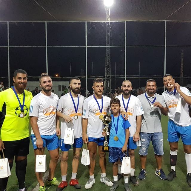 Congratulations @captains.pizza winner of Batroun Traders mini football... (Batroun)