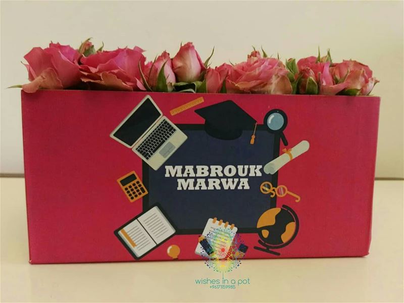  congratulations  Marwa! Want a gift for a graduate? Call us now: ...