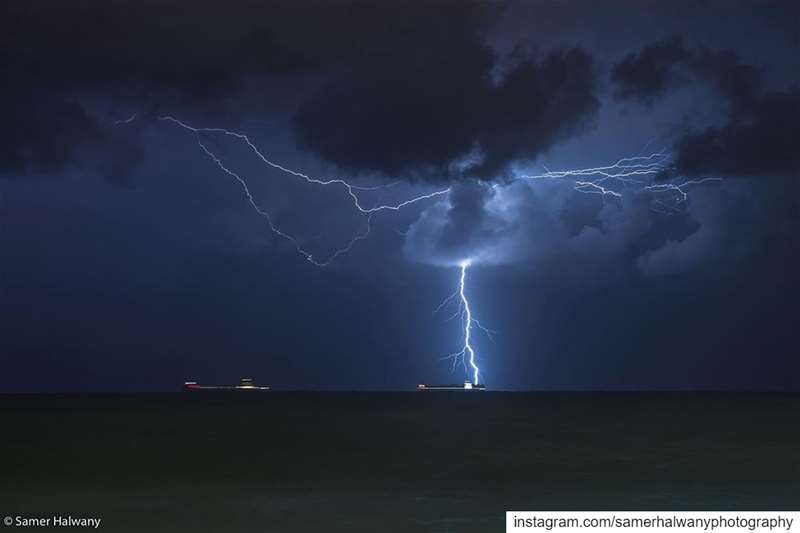 Contact!Taken in  beirut  lebanon  einalmrayse  thunder  thunderstorm ...