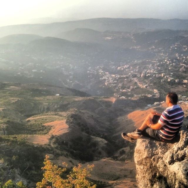 Contemplating the beautiful Akkar's landscape from Al Qammouaa clears your...