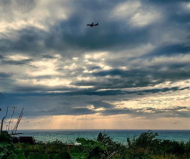 Couldn't keep my angry Clouds and rebellious Sun fighting at Home  mysky... (Beirut, Lebanon)