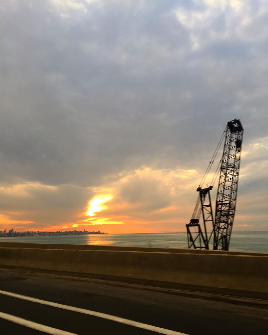 🖤.... crane  cranephotography  newaddition  sunset  industrial ...
