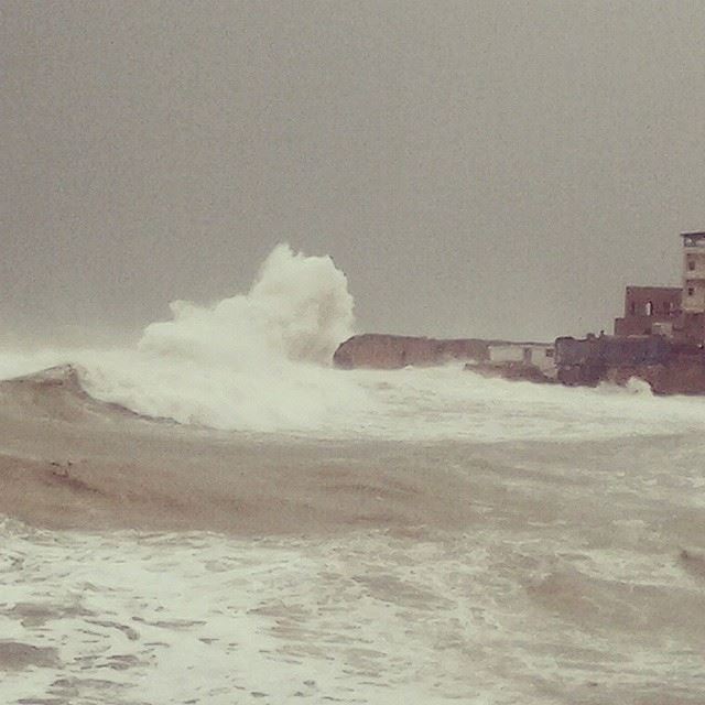 Crazy morning from Batroun! Batroun  Yuhan  storm  ig_lebanon  ig_leb ...