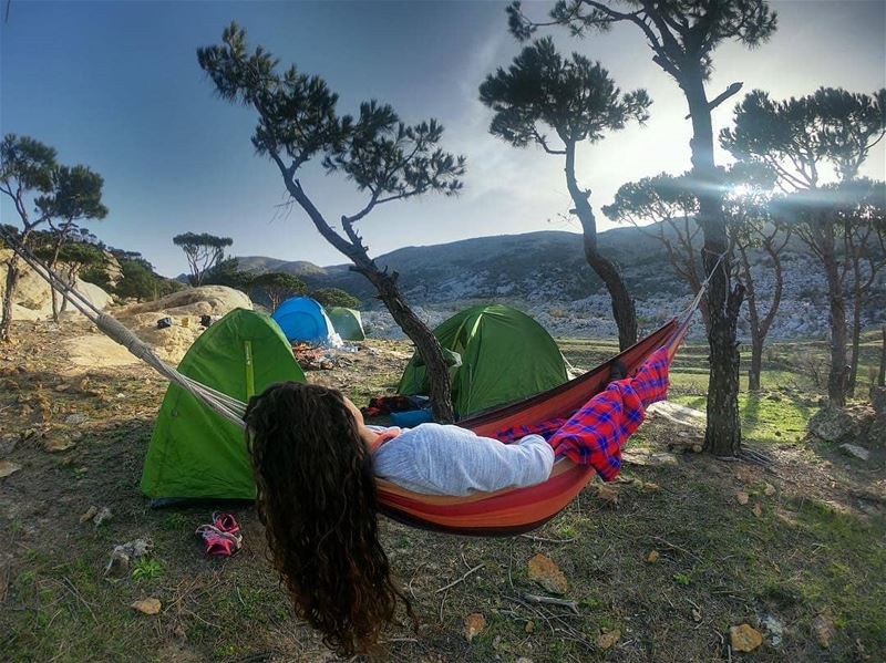 Credit to @moustapha_zay -  Camping life 🏕⛰.......... lebanon...