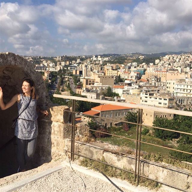 Crusaders castle of 12th century built on the ruins of Roman city. At the... (Byblos Castle)