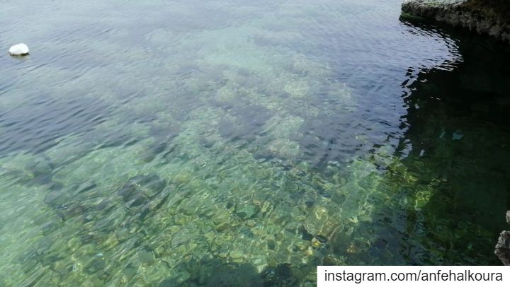 Crystal water... Tahet El-Rih   summer2019 ❤️😍@tahetelrih_anfehalkoura... (Lebanon)