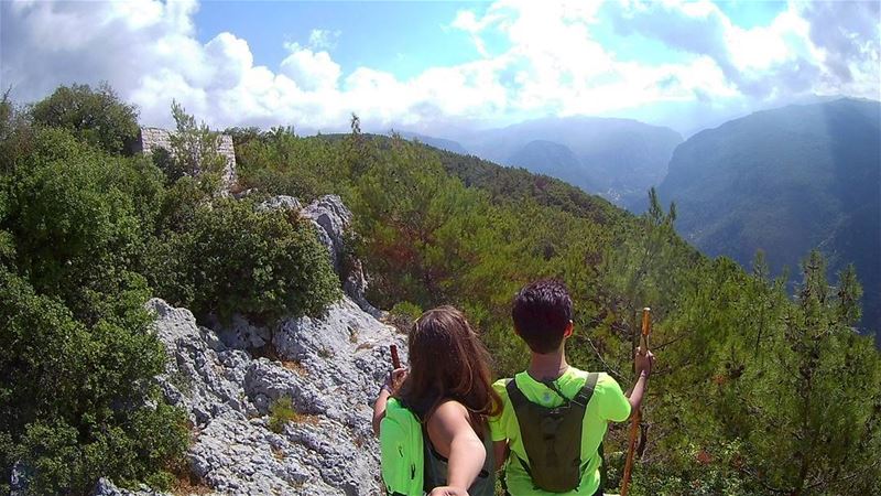 Curiosity brought us here, beauty made us stay🍃  themountaineers ... (Kadisha Valley)