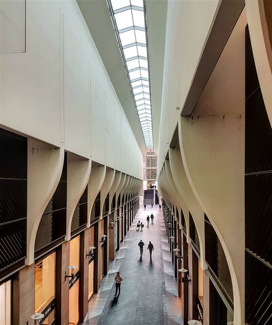 Curves of  BeirutSouks. They were built on the ruins of the old souks... (Beirut, Lebanon)