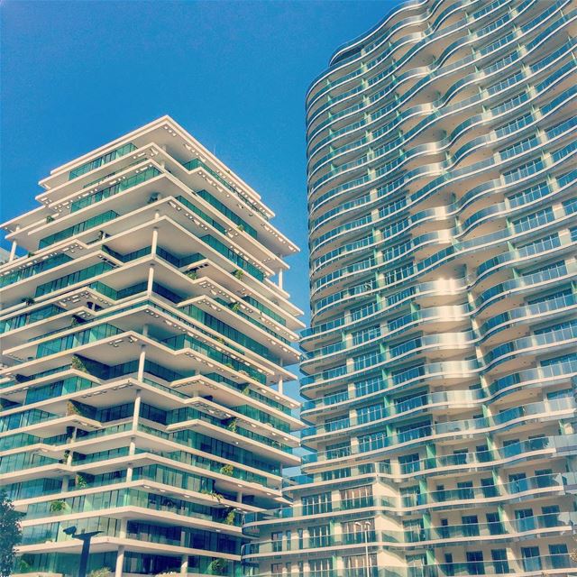 Curves vs straight lines 🏢  beirut  architecture  love  lebanon ... (Beirut, Lebanon)