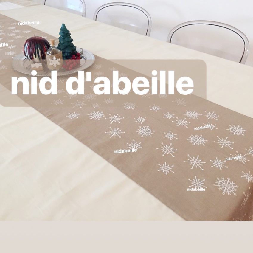 Customize your tablecloth 🍽 Write it on fabric by nid d'abeille ...