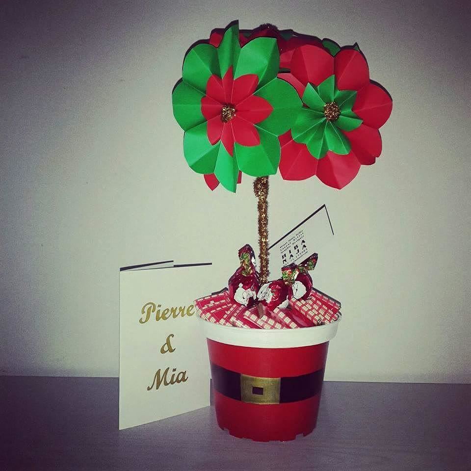 Customized  christmasgift pot ( name on it) + chocolate 35 alforder yours...