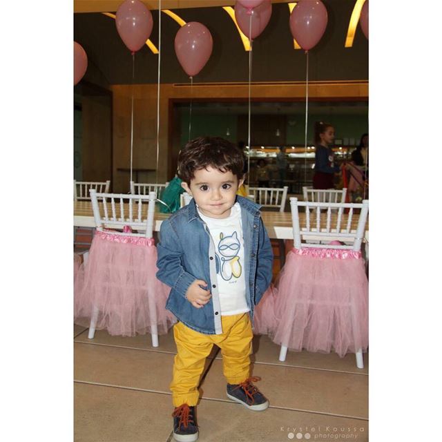 Cute little Prince Brother! 👑Book your birthday photography now on +96170 (Jeita Country Club)