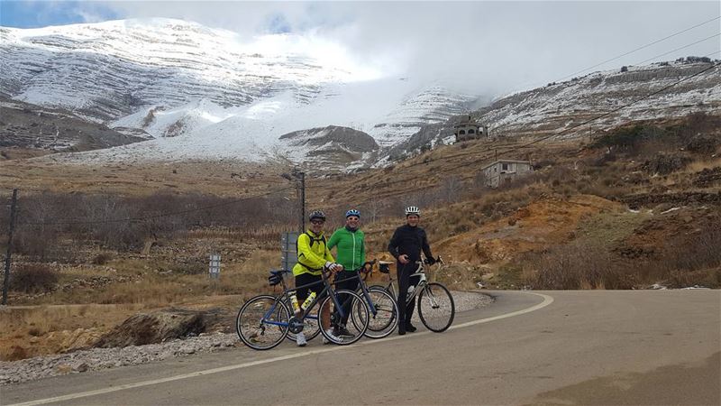  cycling  cyclingtime  riding  togother  with  friends  in  sannine ... (Mount Sannine)