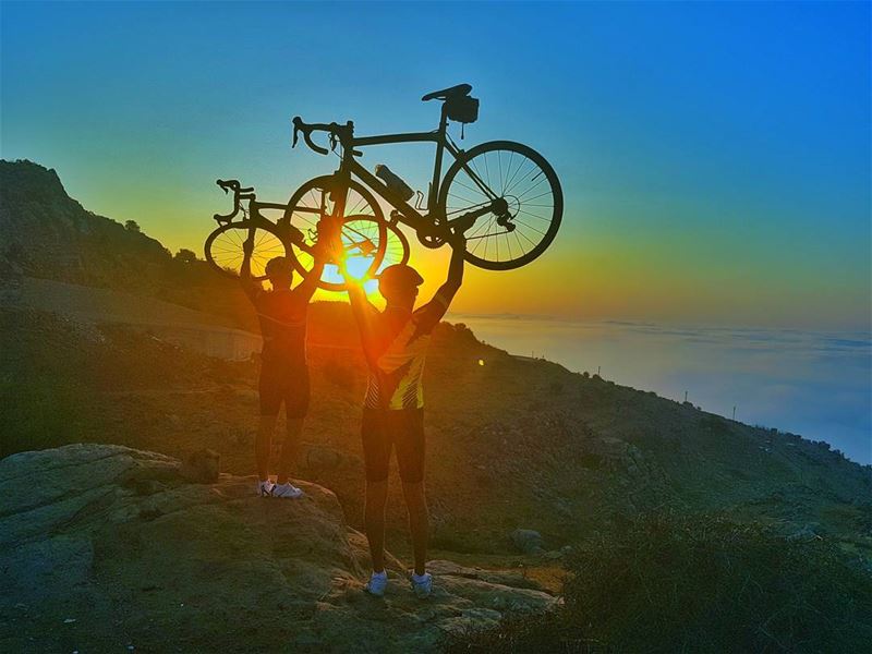  cyclinglife  cycling  cyclingday  cyclingsunset  cyclingphotos ... (Mount Sannine)