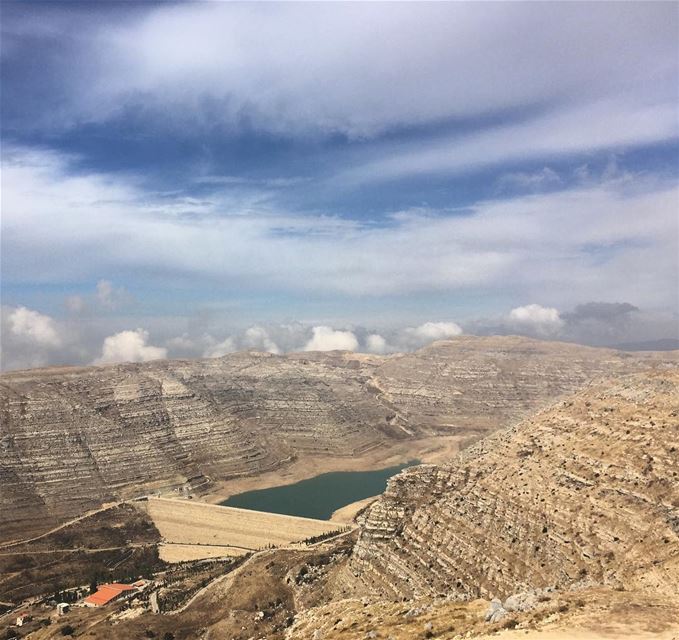  dam  good  landscape  skyporn  clouds  cloudporn  roadtrip  autumn ... (Faraya, Mont-Liban, Lebanon)