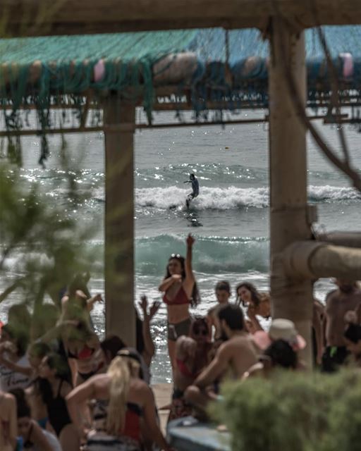 Dancing & Surfing...Copacabana or EddeSands ?... lebanonwanders ...