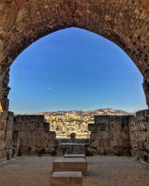 Dark side of the moon ... jbeil  nature sky_captures  hdr_captures   moon... (Byblos - Jbeil)