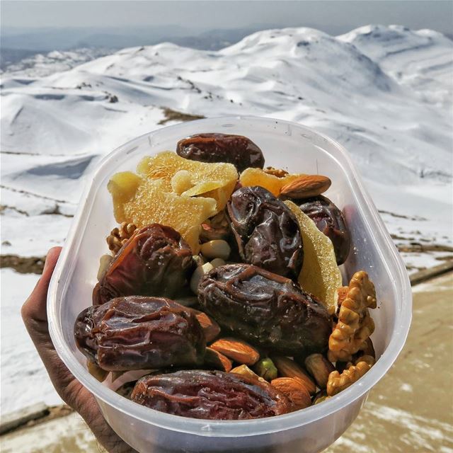 Dates on the peaks 😍 dates  ginger  nuts  snacks  sports  hike ...