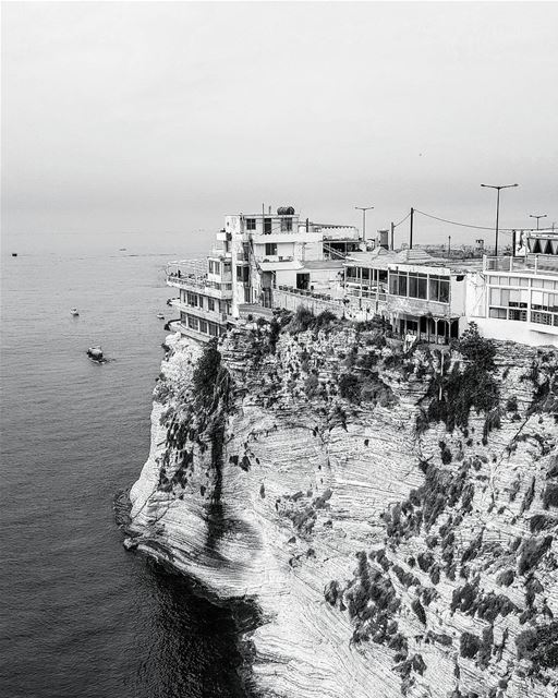 Day 3 of the Black & White challenge. Post 7 pictures of your life. No... (Ras Beirut - راس بيروت)