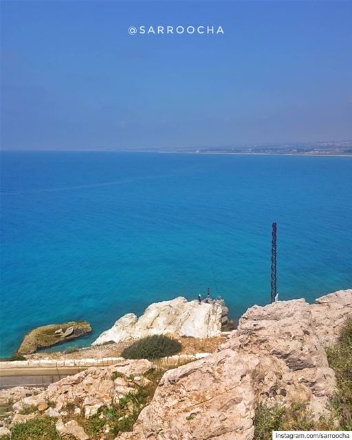 Dear ocean, thank you for making us feel tiny, humble, inspired, and... (Bayadah, Al Janub, Lebanon)