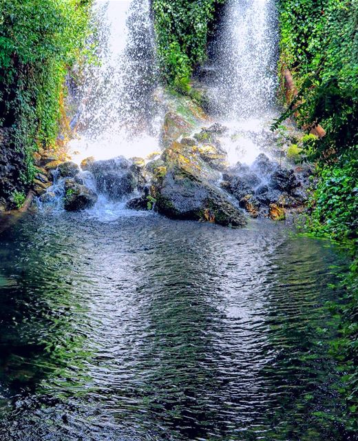 Deep breath...... lebanon  waterfall  nature  photography ...
