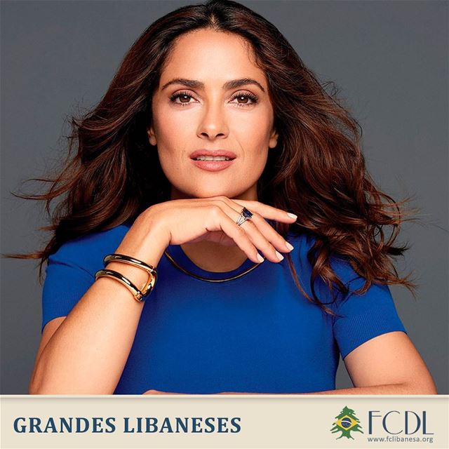 🇱🇧🇲🇽 Descendente de libaneses por parte de pai, a mexicana Salma Hayek...