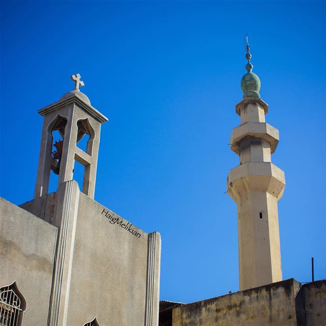 Despite the war in the region, we believe in One Lebanon 🇱🇧 ⛪️🕌 ... (Tripoli, Lebanon)