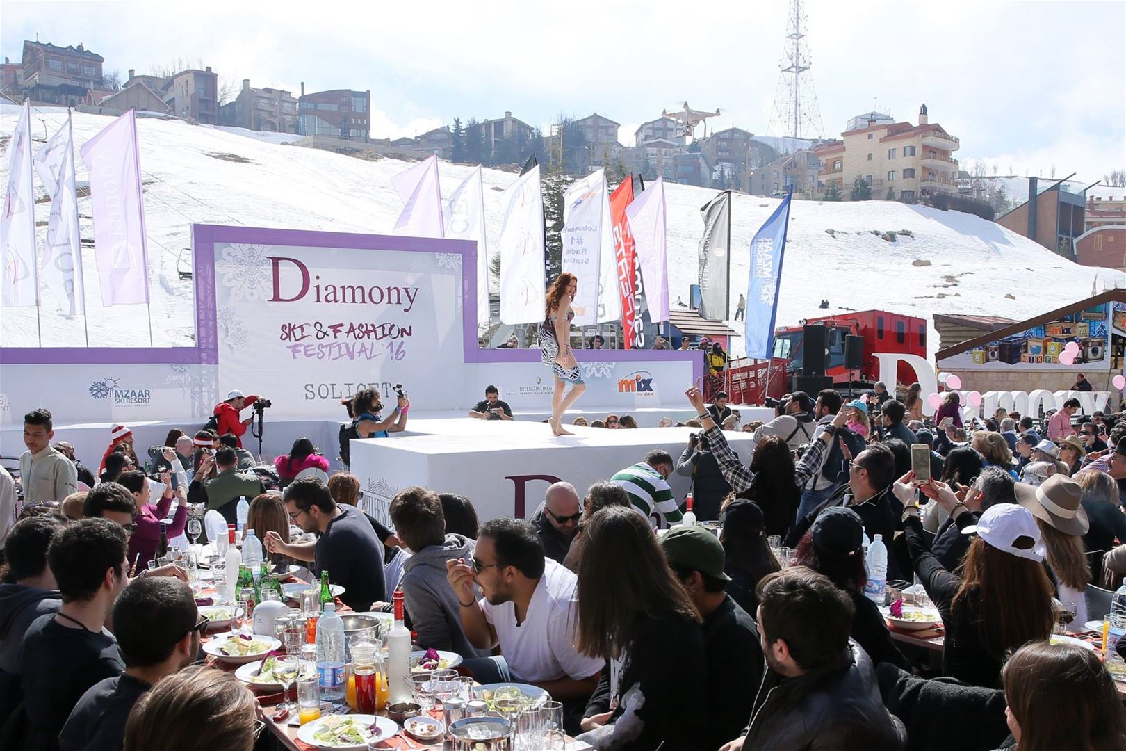 Diamony Lingerie Fashion Show 2016 at InterContinental Mzaar Lebanon Mountain Resort & Spa.