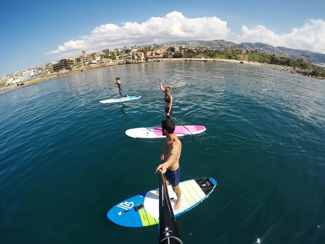 Discover Lebanon from the sea! 🗺... sup  standup  paddle  gopro  fun ...
